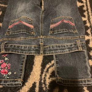 Route 66 embroidered jeans